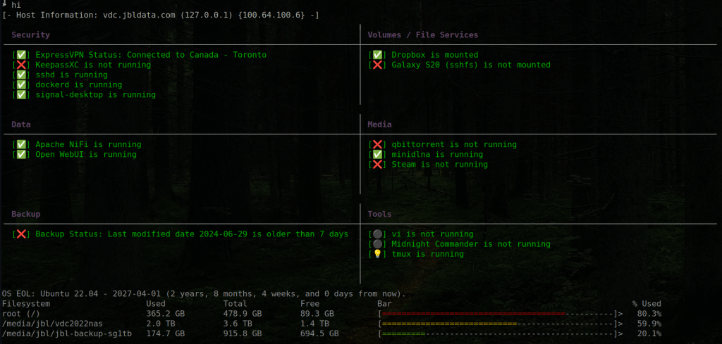 Introducing ‘hi’ – the Host Information&nbsp;tool